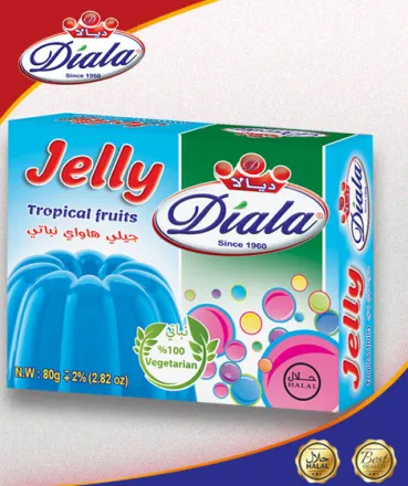 Vegan Tropical Fruits Jelly